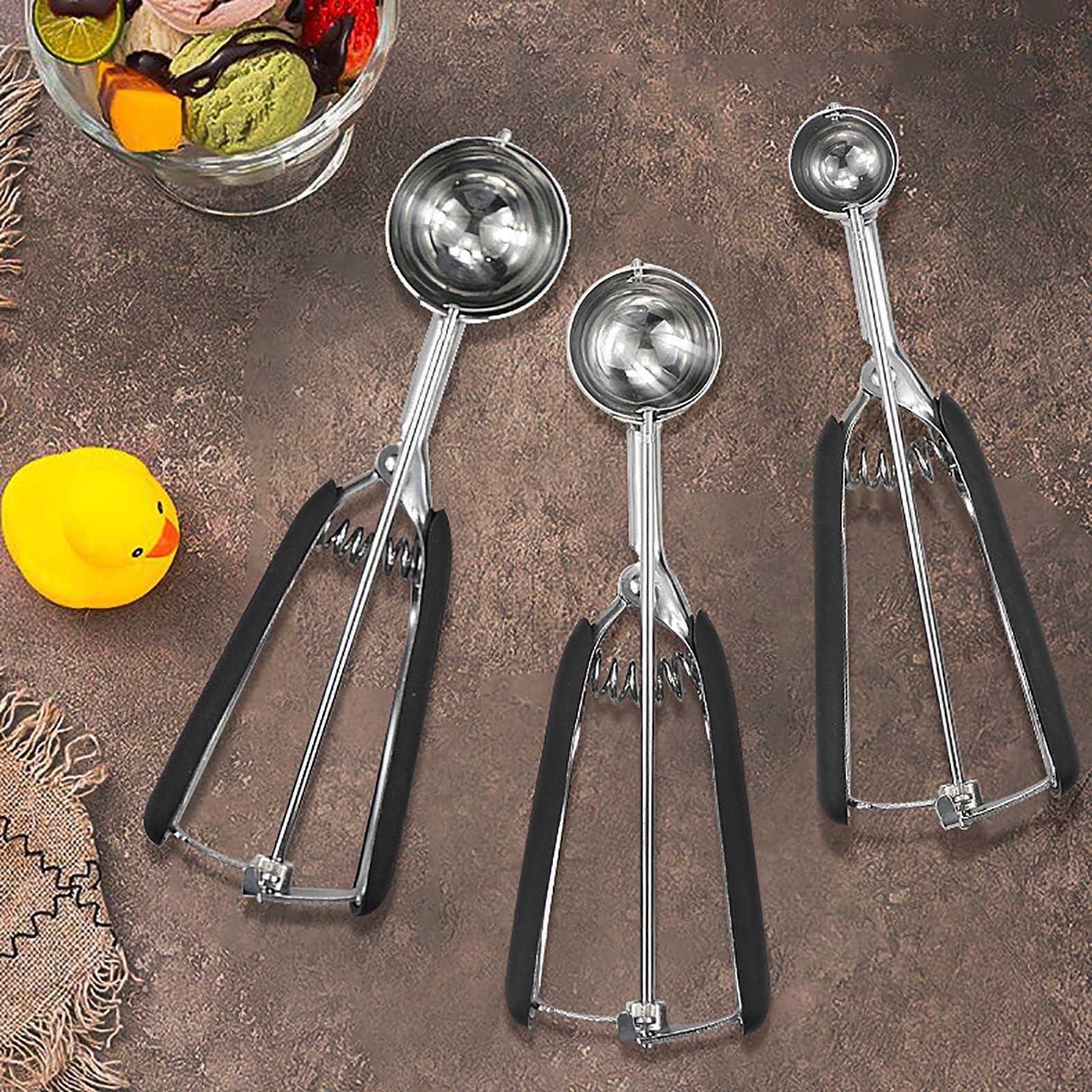 ZMQJEQANBG ZMQJEQANBG Scooper Ice Cream Scoop Scoop Ice Cream Scoop Fruit Scoop Ice Cream Scoop Dessert Scoop for Kitchen Scoops(Noir)