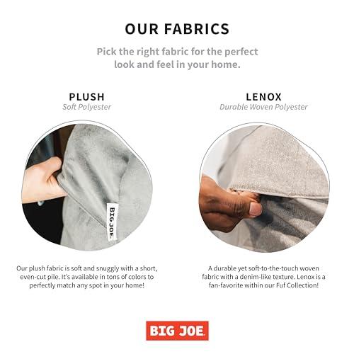 Big Joe Big Joe Roma Bean Bag Chair, Moonstone Tessellation Lenox, Durable Woven Polyester, 3 feet