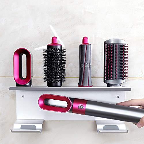 Buwico Buwico BUBM Wall Mount Holder for Dyson Airwrap Styler,Aluminum Alloy Wall Storage Organizer Stand Rack for Dyson Airwrap Pre-Styling Dryer (Only the Holder is sold, Not Included Hair Dryer)