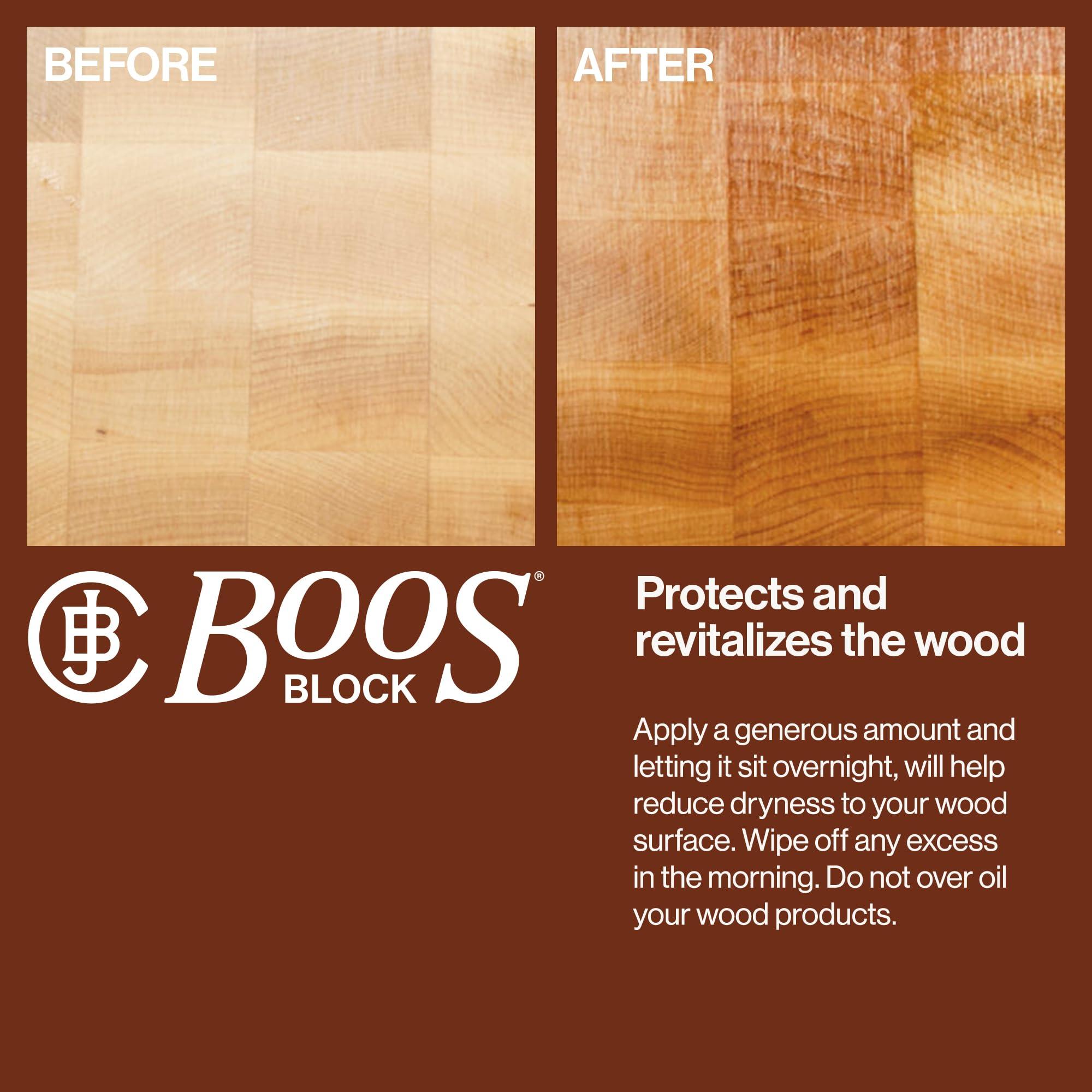 John Boos John Boos 3 Pack Boos Block Mystery Oil Moisture Care for Wood Kitchen Cutting Board, 16 Oz