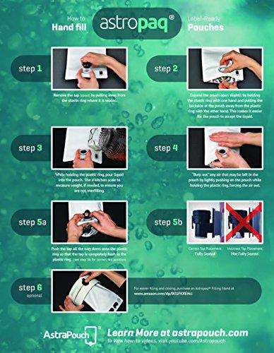 ASTRAPOUCH 750mL Wine Pouches (12 pack) [Eco-Friendly Wine Bottle Alternative] - Easily Bottle, Dispense & Store Your Wines - Perfect For Home Winemakers and Small Wineries to Sell in Your Tasting Room!