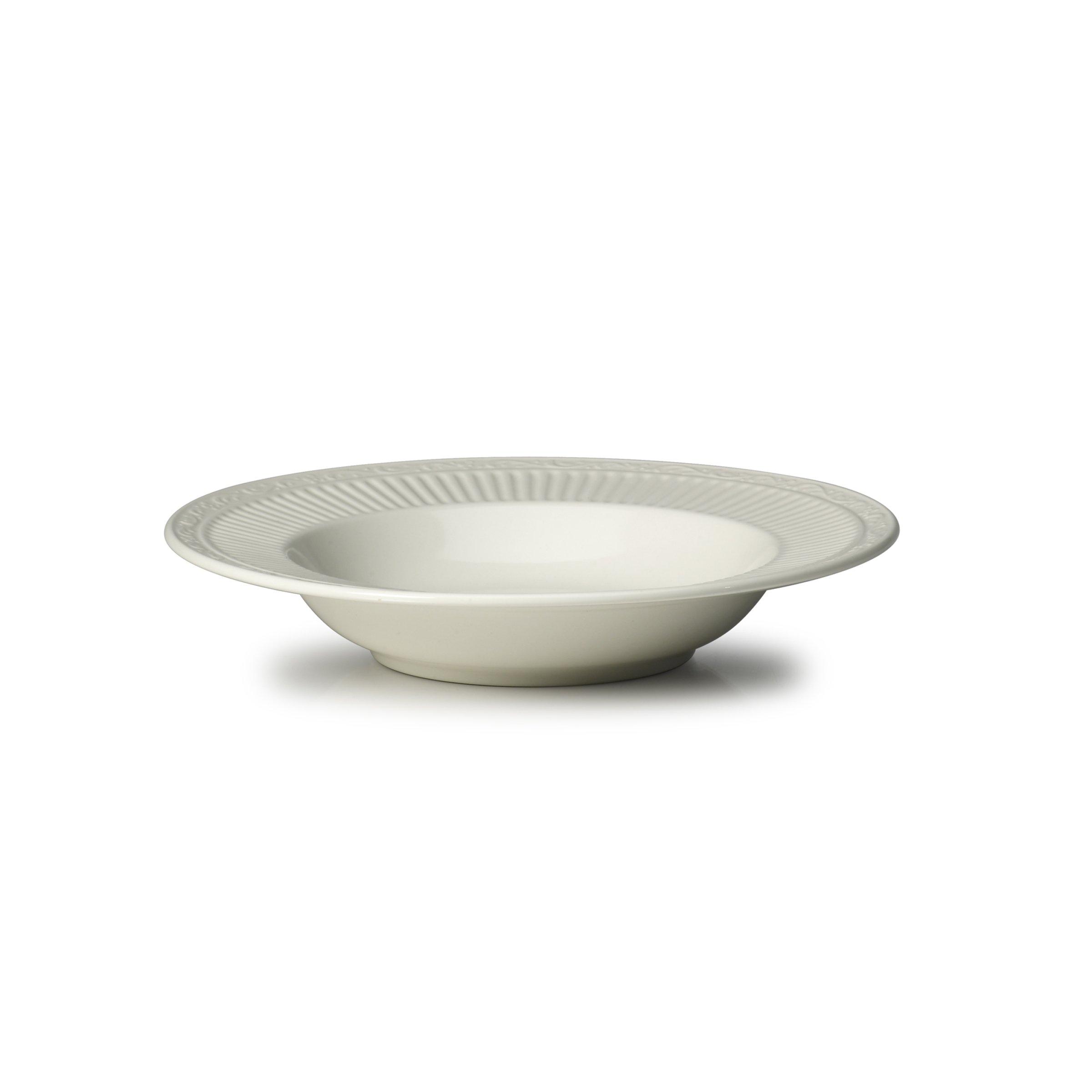 Mikasa Mikasa Italian Countryside Rim Soup Bowl, 9.25-Inch, White - DD900-220