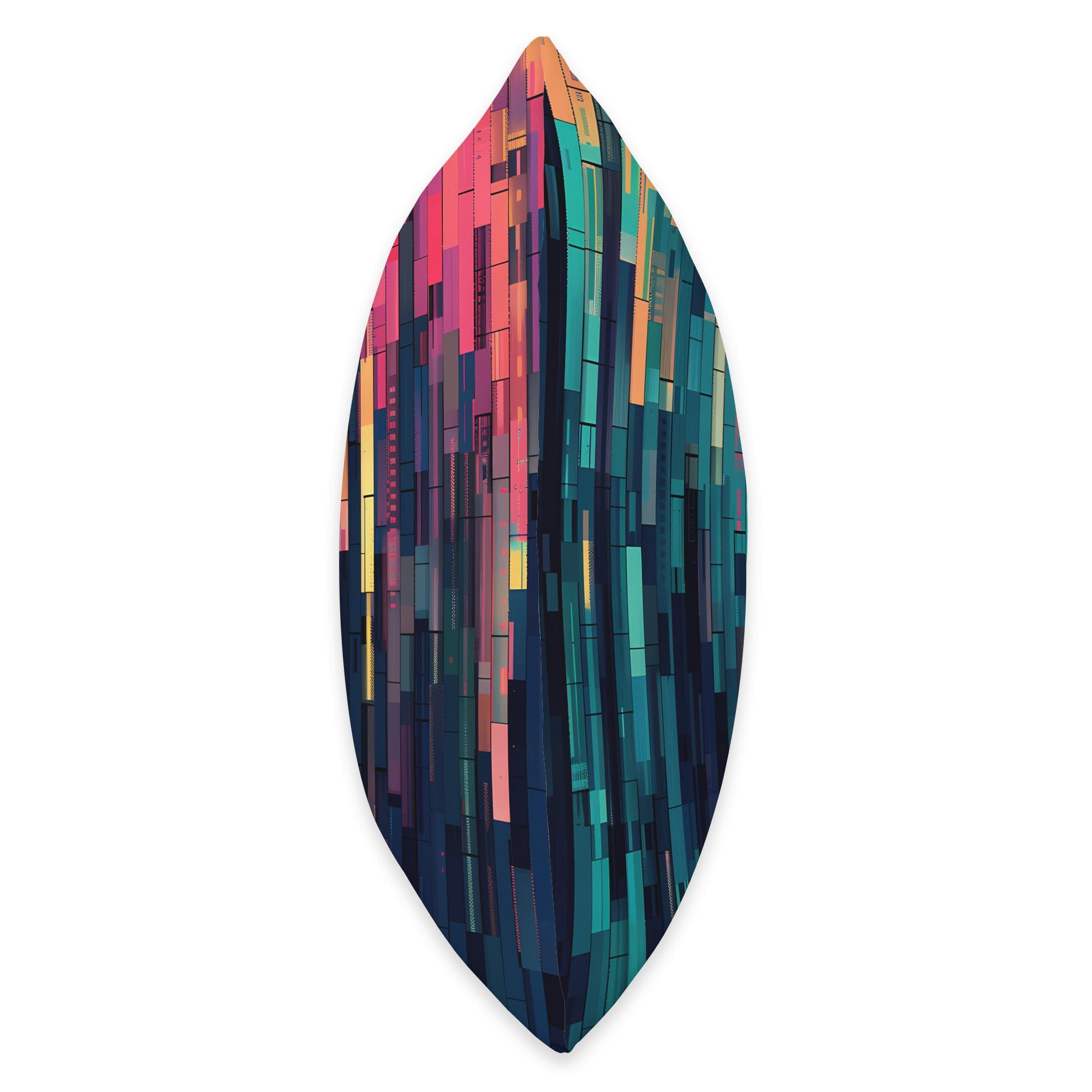 Modern Aesthetic Design Studio Retro Pixel Aesthetic Design Throw Pillow