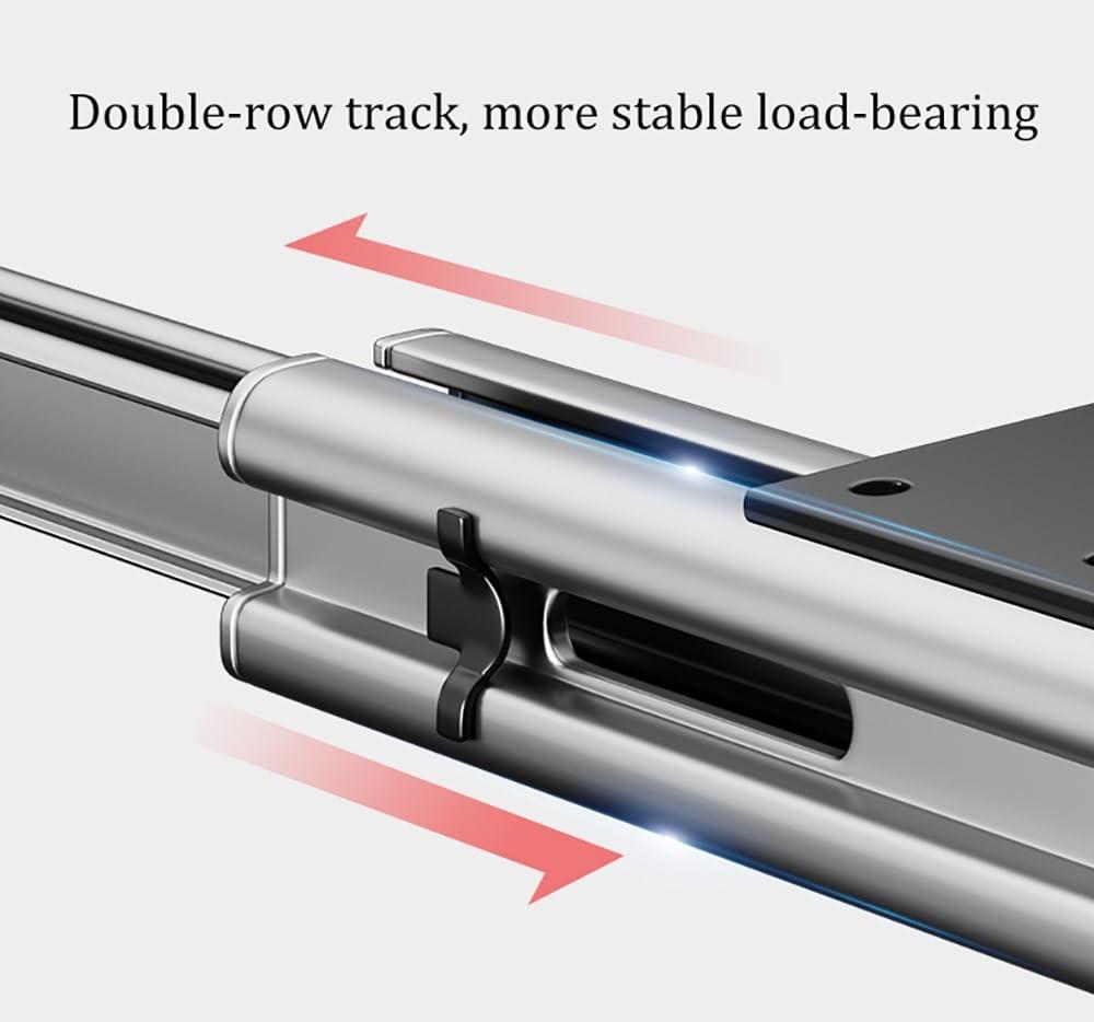 ElicNa ElicNa Pull Out Clothes Hanger Rail for Closet Adjustable Wardrobe Clothing Rail Top Mount Wardrobe Rack for Pants Clothes (Color : White, Size : 310mm/12inch)