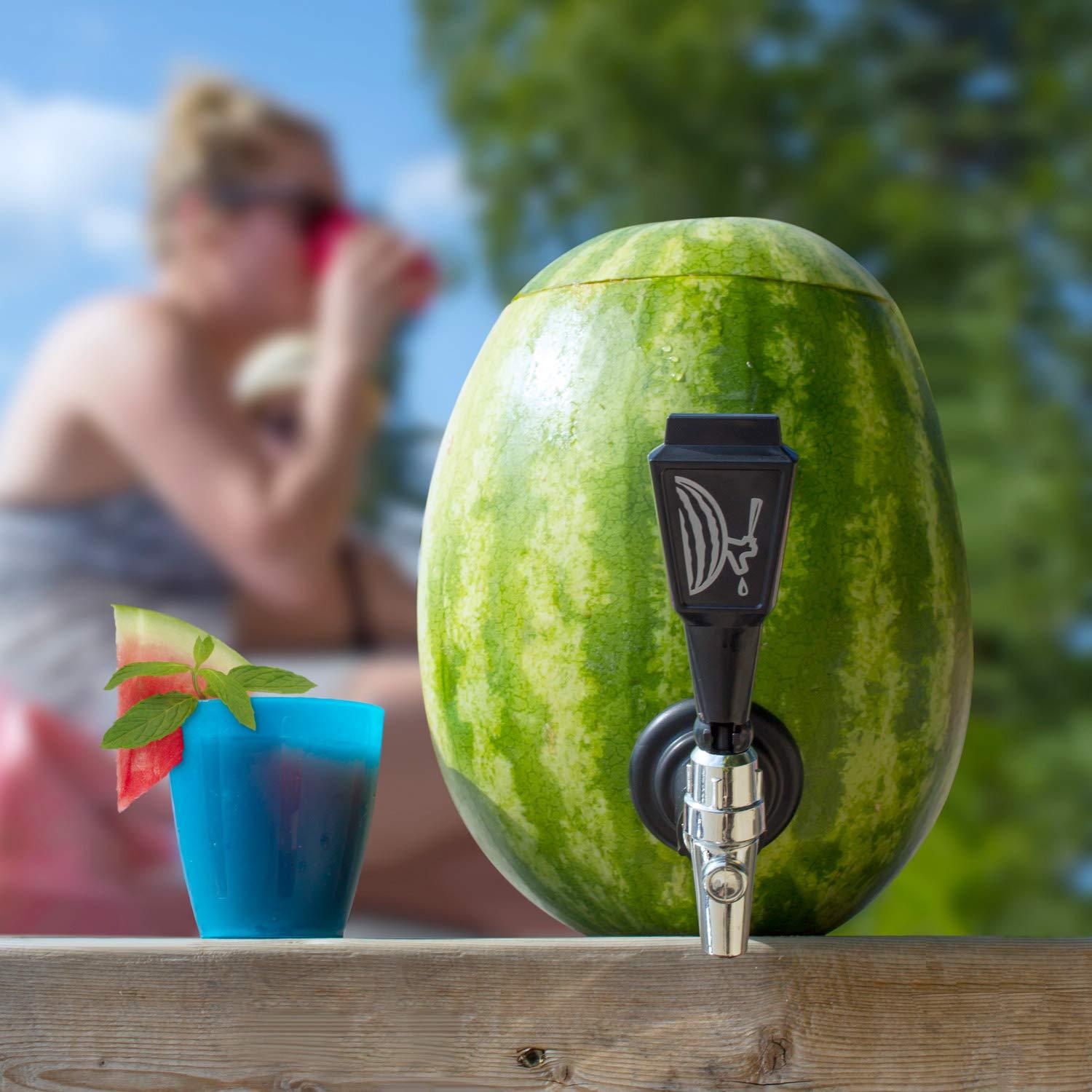 Final Touch Final Touch Watermelon Keg Tapping Kit - Turn Watermelons & Pumpkins into Drink Dispensers with Shank, Faucet, Coring Tool, and Recipe Instructions - Perfect for Parties, BBQs, and Picnics (BD204)