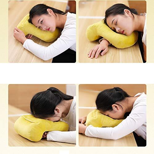 Seacity Seacity Nap Desk Sleeping Pillow for Adults and Kids, Memory Cotton Travel Nap Face Pillow with Arm Rest Back Support Pillow for Office School Library