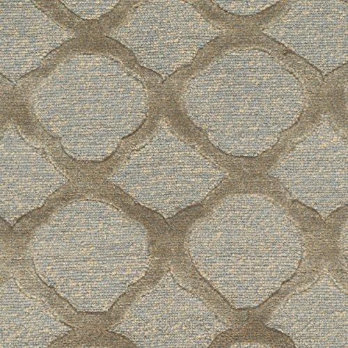Martha Stewart MARTHA STEWART x SAFAVIEH Martha Stewart Rugs Quatrefoil Rug, Blue Maize, 3' 9" x 5' 9"