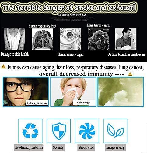 SSCYHT Chimney Fan For Round Flue, Electric Chimney Fan Chimney Ventilation Fans Rooftop Inducer Fans Chimney Exhaust Fan For BBQ Hut Fireplace Thermo Stove [Energy Class A++],80 w