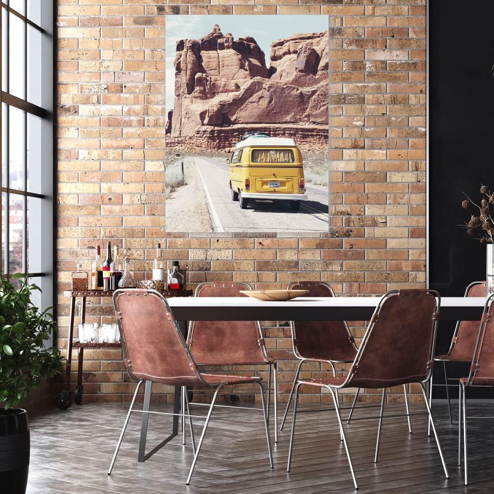 ANDY STAR ANDY STAR Brushed Nickel Oval Wall Mirror, 20x28, Modern Bathroom Mirror, Sturdy Stainless Steel Frame, Clear Reflection, Anti-Corrosion Backboard