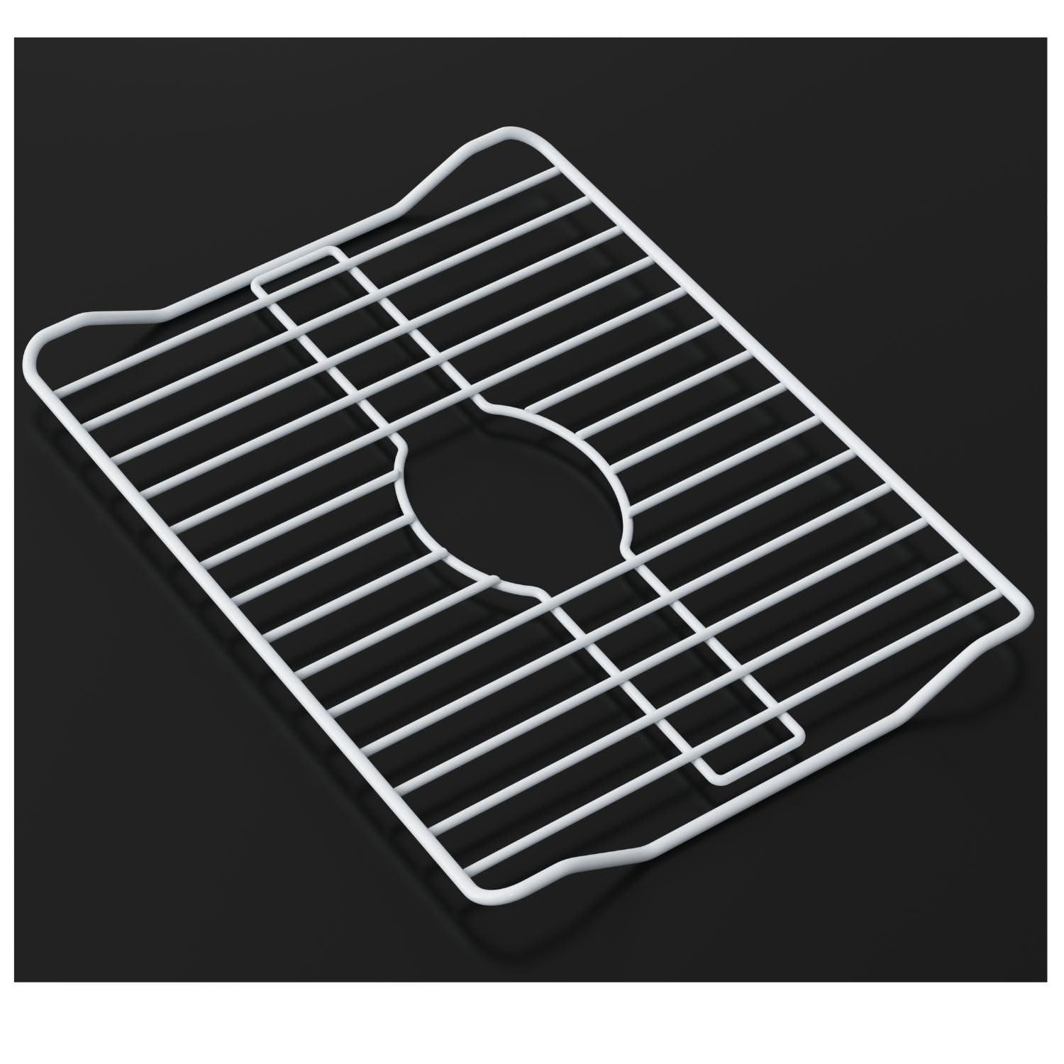 Better Houseware Better Houseware Sink Protector Prevents Scratches Sink Rack for Bottom of Sink White Sink Mat Sink Protectors for Kitchen Sink Metal 16x12.3x1