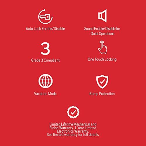 Honeywell Safes & Door Locks Honeywell Safes & Door Locks - Keyless Entry Door Lock with Smart Electronic Keypad Deadbolt - Easy Installation & 50 Different Pin Codes - Auto Lock - Oil Rubbed Bronze - 2.9 x 2 x 6.2 in - 8712409