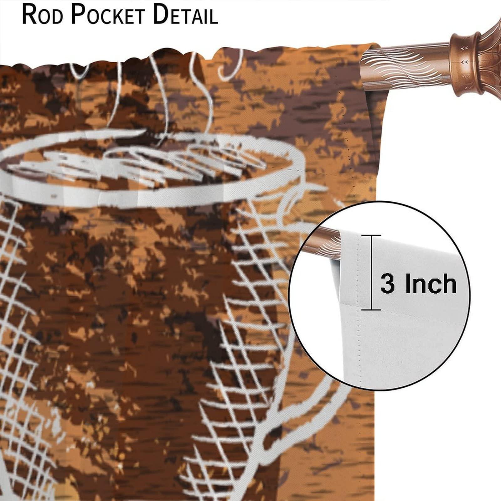 YCness Coffee Kitchen Curtains, Coffee Theme Decor Coffee Curtains for Kitchen Windows, Cafeteria Tea Party Pattern for Caf Decor 2 Panel Sets,55x63 Inch