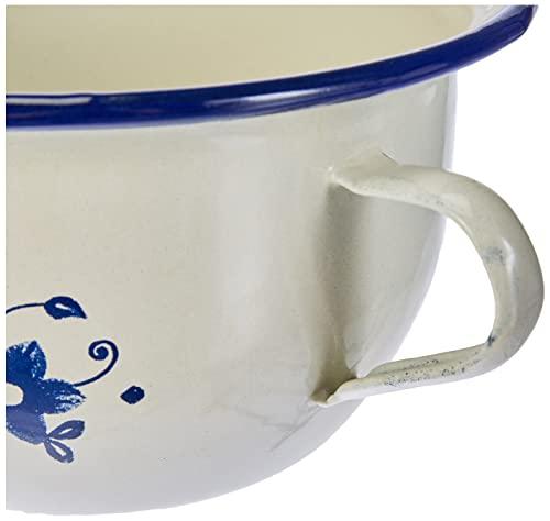 IBILI IBILI - 919322 - Sena Chamber Pot,White/Blue, 22 Cm