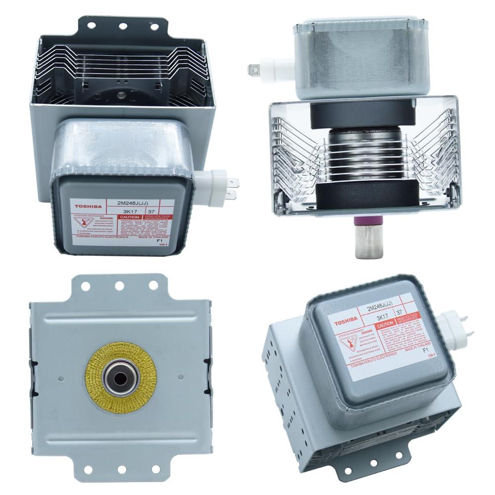 BAY Direct Microwave Oven Magnetron 2M248J (GS) 2M253J Replacement by BAY Direct for Toshiba Replaces WB27X10309 10QBP1006 2M248J (FN) 4150019905 2M248J (GM) 2E-13-37 2M217J 2M253J(XB) Magnetron