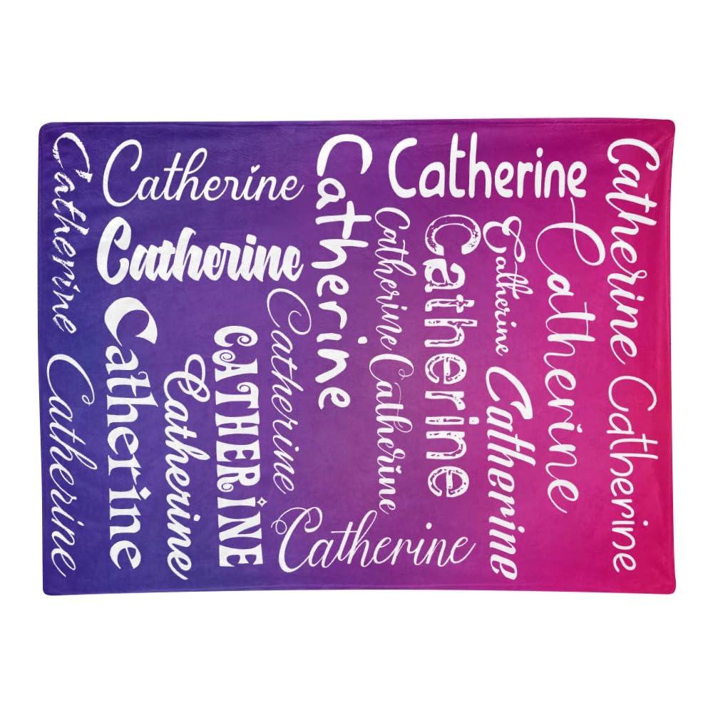 JOYXBUY JOYXBUY Personalized Blankets and Throws Custom Blanket with Name Customized Blanket Personalized Gifts for Baby Kids Women Men