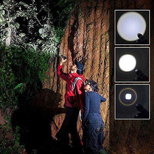 yIFeNG yIFeNG Tactical Flashlight Led Flashlight High Lumens S1000 - XML T6 Upgraded Flash Light Ultra Bright with Zoomable 5 Modes, Camping Accessories for Outdoor Emergency Gear (2 Pack)