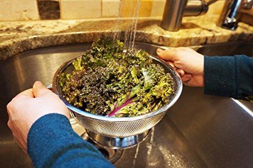 RSVP International RSVP International Endurance Kitchen Collection Colander Strainer, 3 Quart, Pierced Stainless Steel