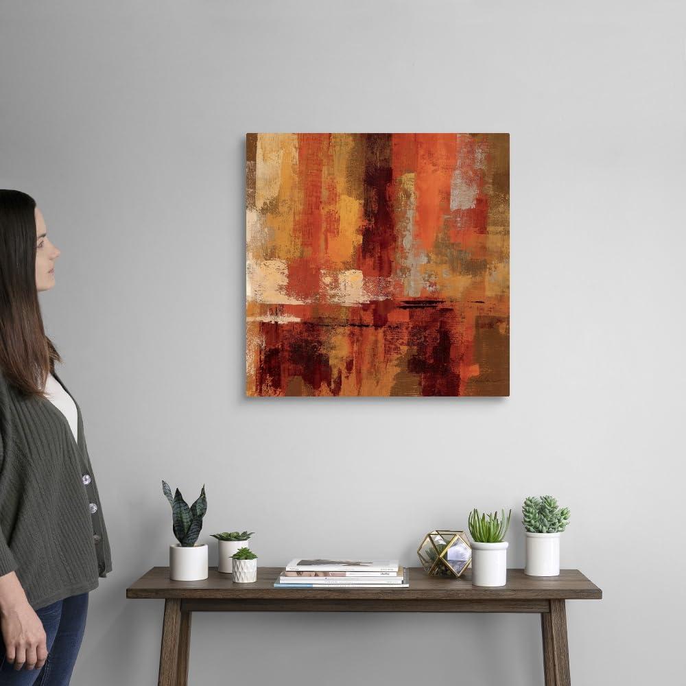 CANVAS ON DEMAND CANVAS ON DEMAND Castanets Square II Canvas Wall Art Print by Silvia Vassileva, Abstract, Home Decor, Modern Artwork, 24" x24in