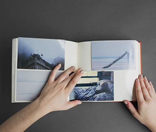 Kolo Kolo Hudson 2up Photo Album, Holds 200 4x6 Photos, Ideal for Wedding and Baby Books, Red