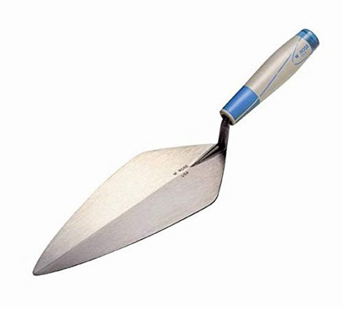 Kraft Tool Kraft Tool RO116-13SH W. Rose Narrow London Brick Trowel with ProForm Soft Handle - Standard Shank, 13-Inch
