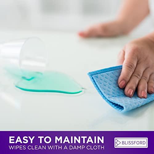 SHOPBEDDING Plastic Mattress Protector Queen, Fitted Sheet Style, Waterproof Vinyl Mattress Cover, Heavy Duty Breathable - Bed Wetting and Spill Protection for Mattress by Blissford