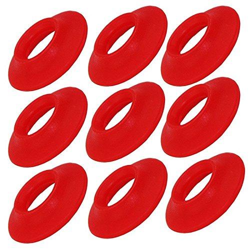 UP100® New Silicon Rubber Grolsch EZ Cap Swing Top Bottle Washer Gasket Red/white 25pcs (Red)