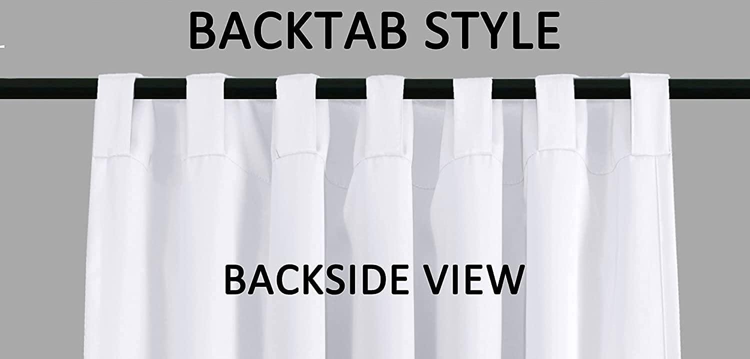 Sky Wave Sky Wave Triple Pinch Pleat BlackoutThermally Insulated Drapes for Windows and Doors.(Pure White 72 Inch Wide by 63 Inch Long- 2 Panels Combined Size)