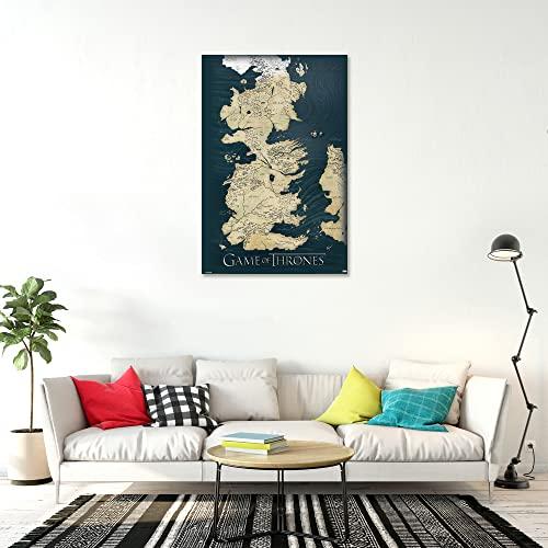 POSTER STOP ONLINE Pyramid Game of Thrones Map Wall Poster