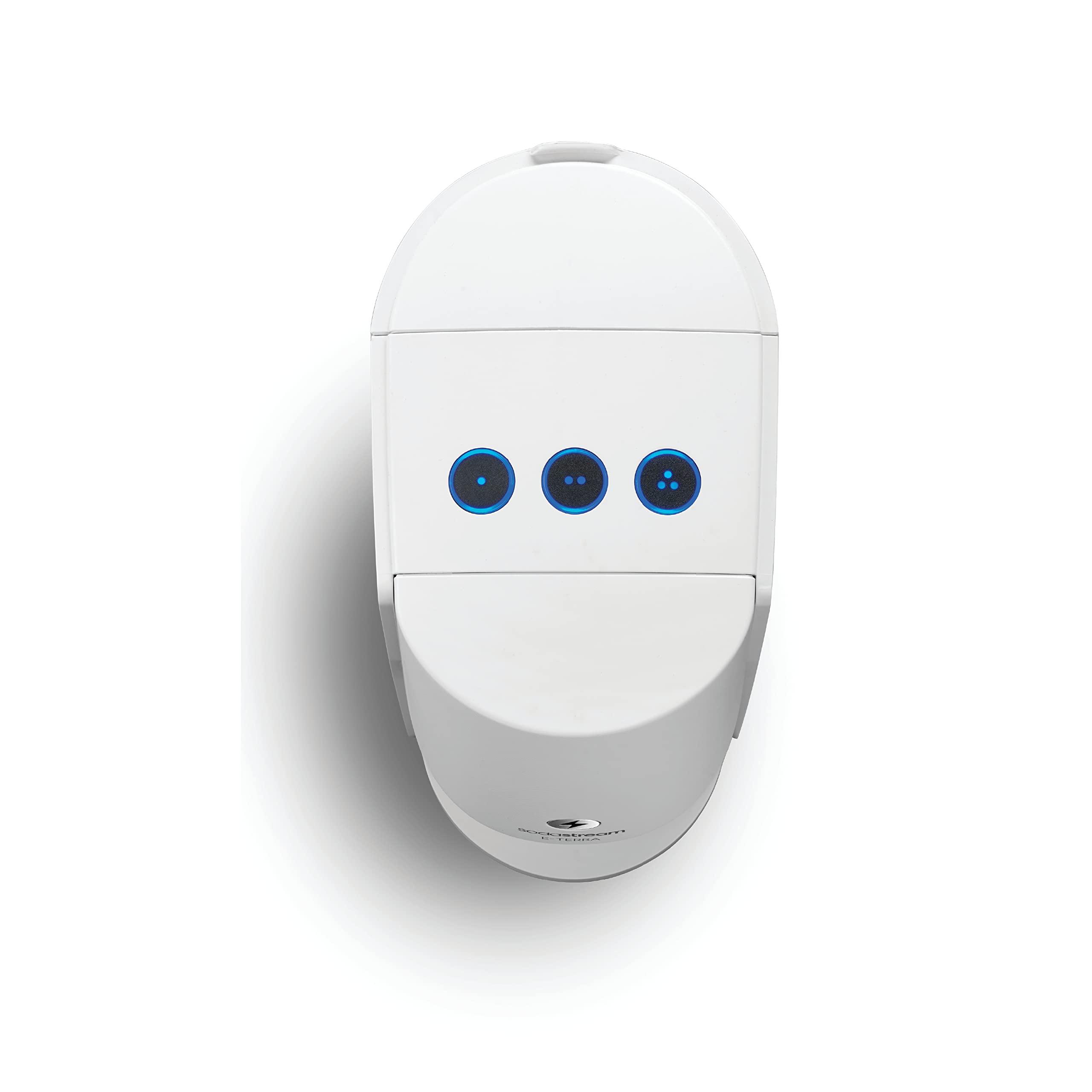 sodastream SodaStream E-TERRA Sparkling Water Maker (White) with CO2 and Carbonating Bottle