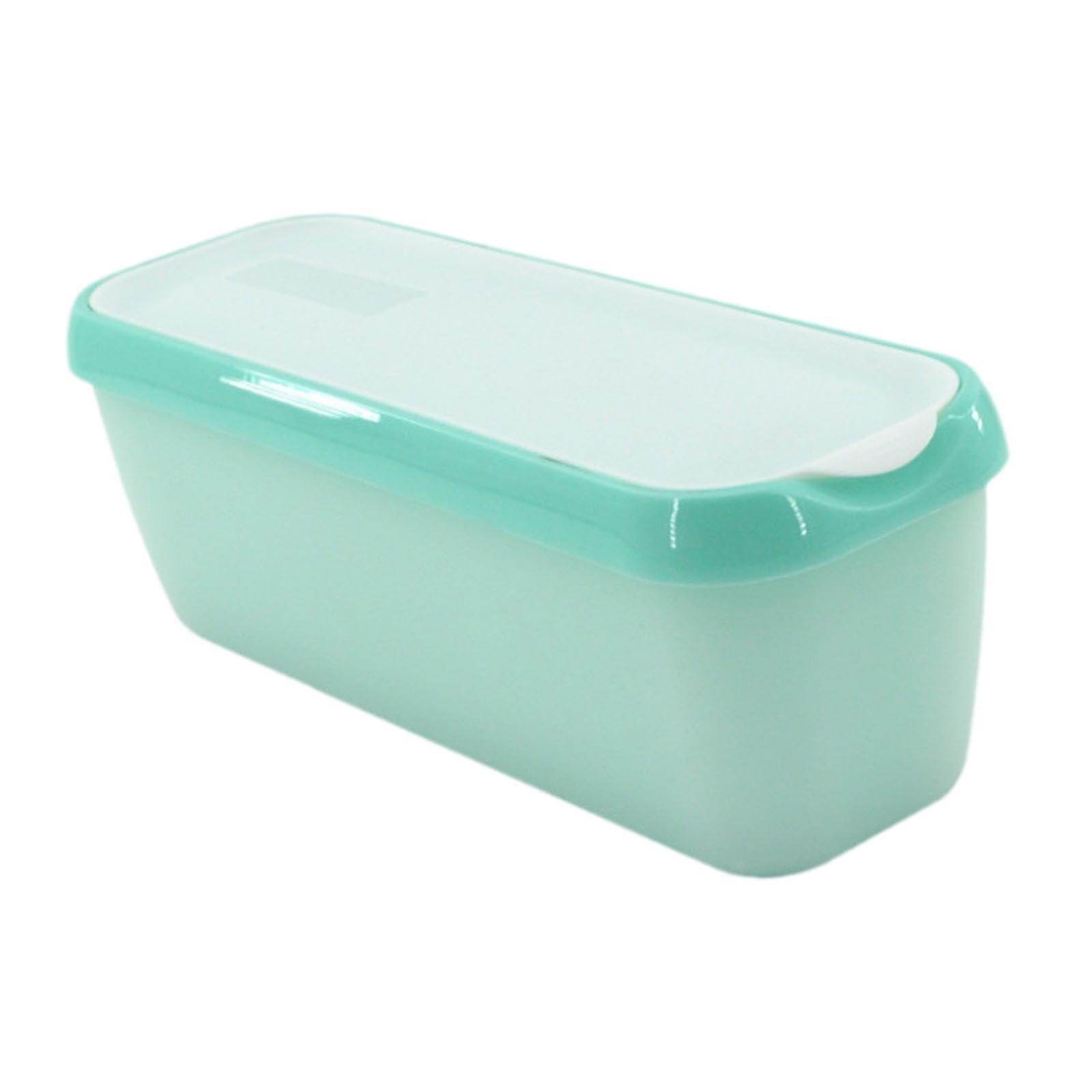 B Baosity B Baosity Ice Cream Container Ice Cream Storage Container for Homemade Ice Cream Large Airtight Ice Cream Box Ice Cream Tub for Kitchen, Mint Green, 28cmx10cmx9.7cm