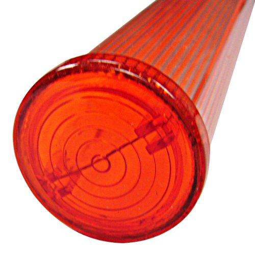 Dorcy Dorcy 20-Lumen 12-Inch LED Signal Wand Flashlight with Wrist Strap Lanyard, Orange (41-1061)