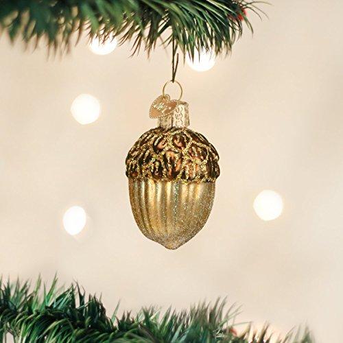Old World Christmas Old World Christmas Acorn Glass Blown Ornament for Christmas Tree