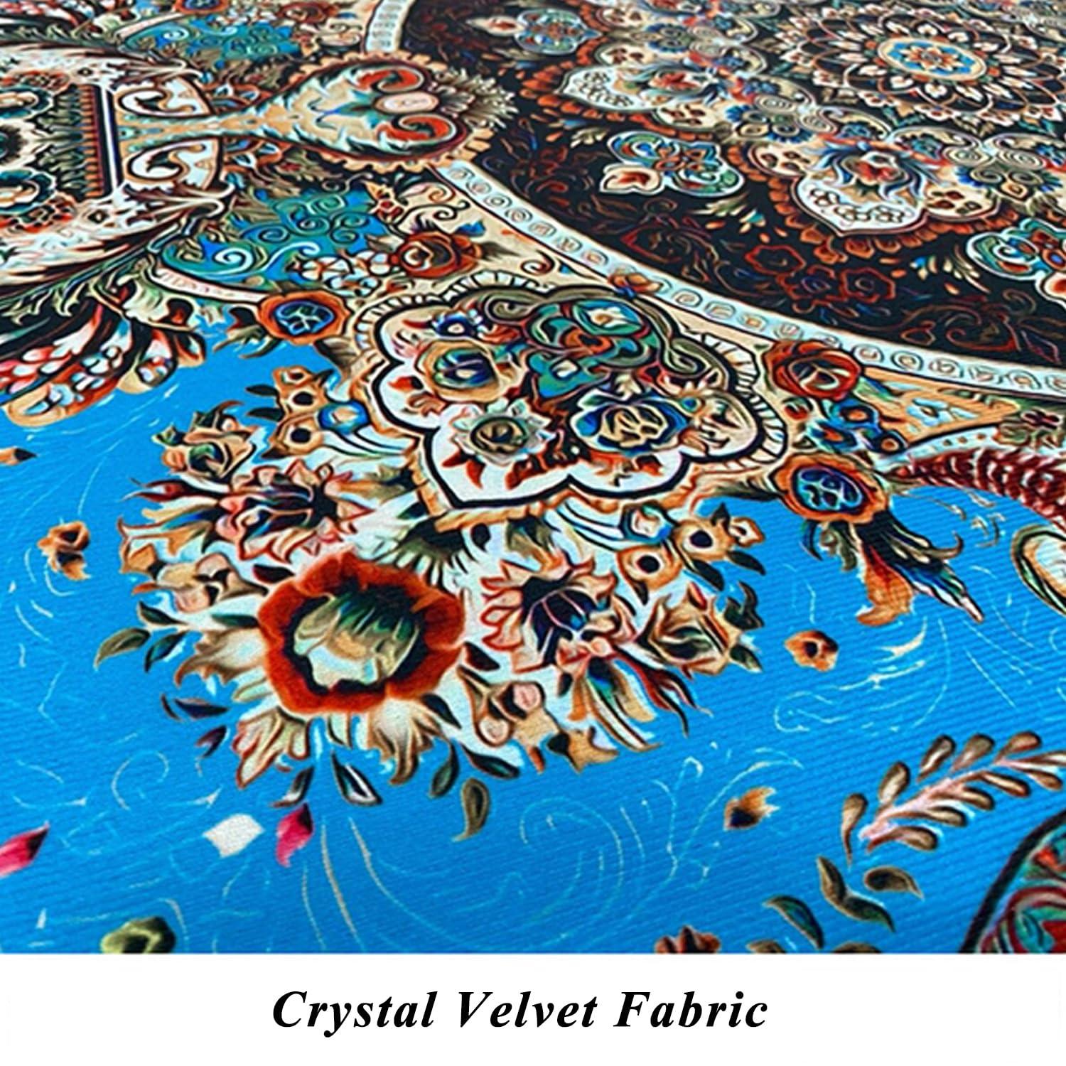 Balissm Long Machine Washable Rugs Modern Solid Design Non-Slip Rubber Backing Traditional Runner Rug for Hallway, Kitchen, Bedroom, Living Room,6ft Width x 14ft Length