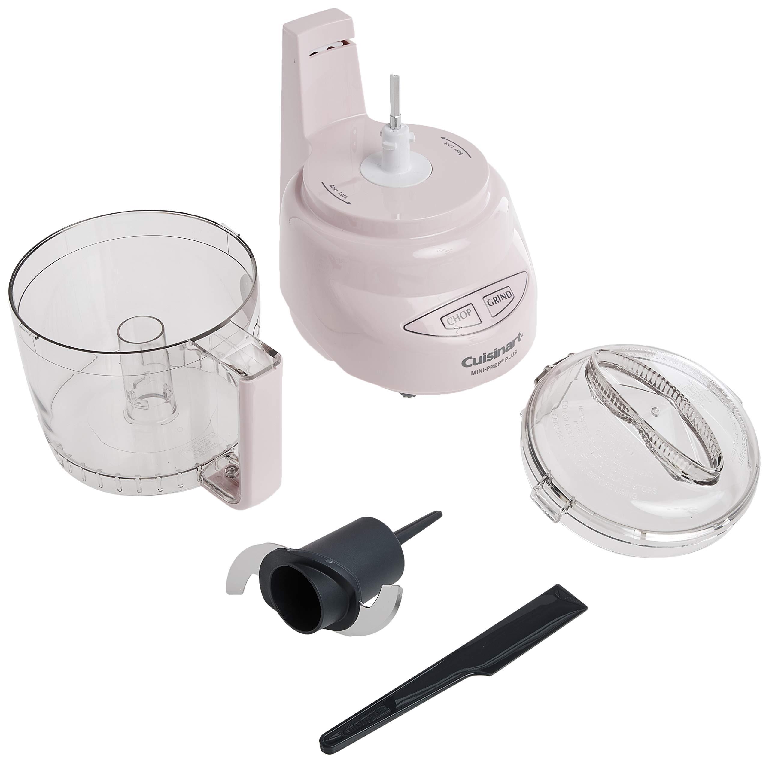Cuisinart Cuisinart Mini-Prep Plus Food Processor, 24-Ounce Mini Food Processor to Chop Herbs, Vegetables, and Hard Cheese, 24-Ounce Work Bowl, Reversible Stainless Steel Blade, DLC-2APK, Pink