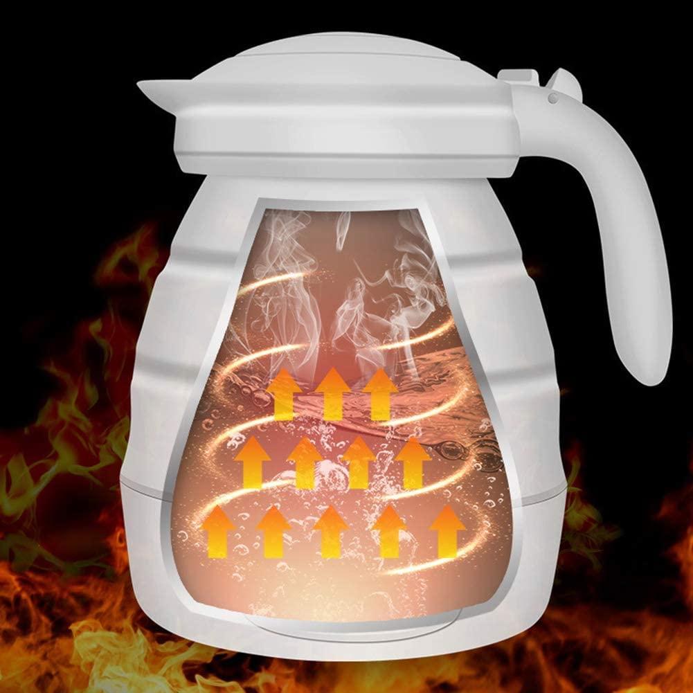 FFHLUBLI Foldable Electric Kettle,Silicone Electric Water Boiler, Travel Kettles Electric Foldable Electric Kettle, Travel Kettle,Collapsible Kettle, Electric Collapsible Travel Kettle - Foldable & Portable, E