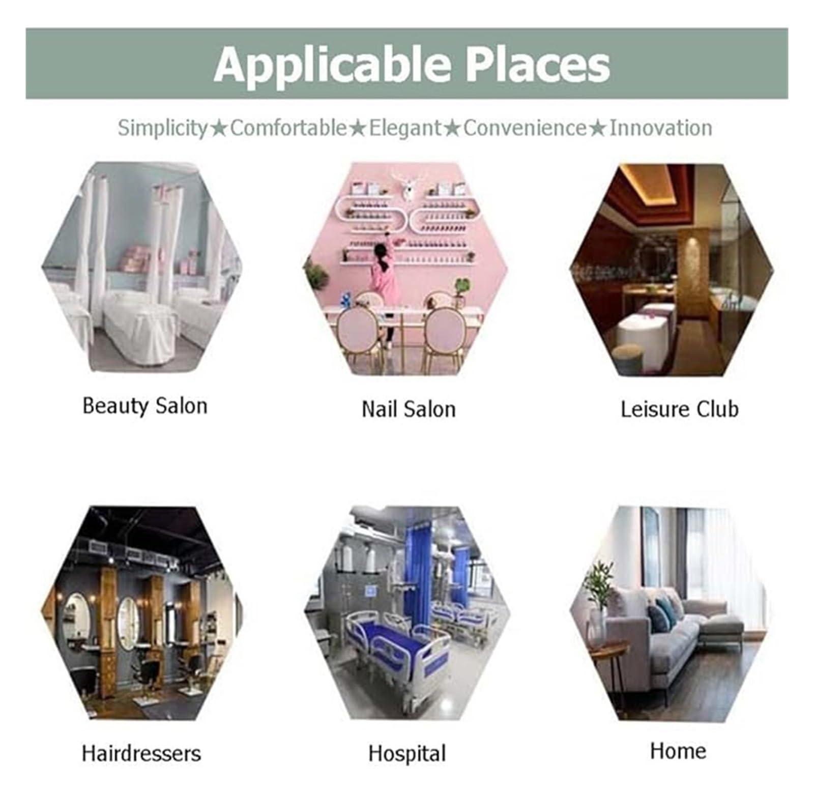 BYZOMU Clothing Store Fitting Room, U-Shaped Track Locker Room, Wall-Mounted Store Beauty Salon Lounge Health Museum Privacy Partition Screen, Tencel Curtain Kit (Color : Brown, Size : 2m)