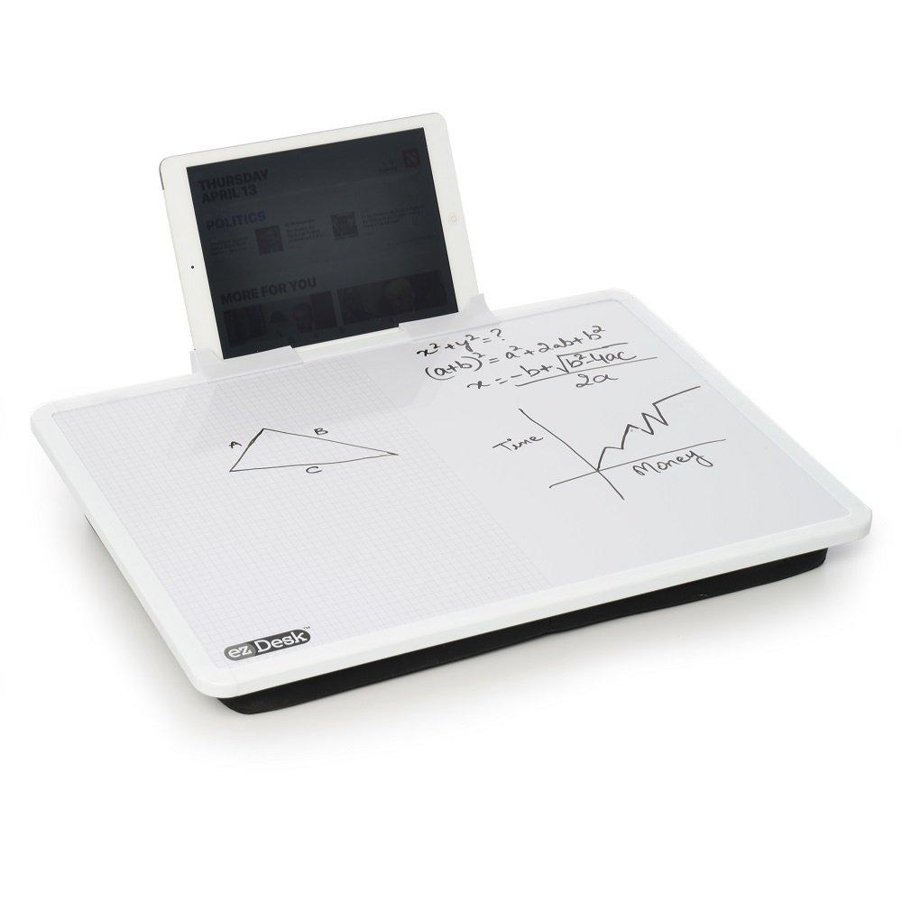 Kittrich Corporation Fun Express EZDesk Magnetic Dry Erase Lap Desk with Graph Ruling, Tablet Dock and Accessories