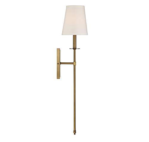 Savoy House Savoy House 9-7144-1-322 Monroe 1-Light Sconce in Warm Brass