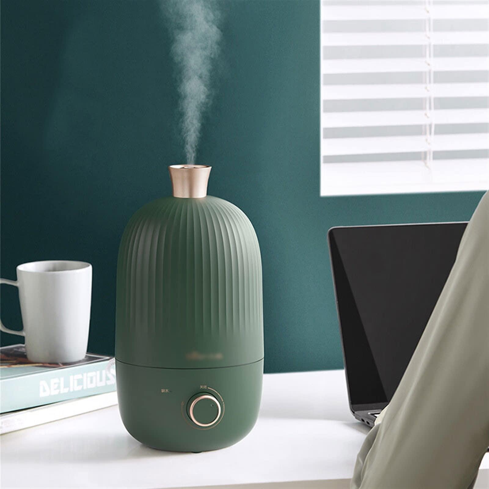 SUNESA Humidifier Mini humidifier for Bedroom - 2L Quiet Humidifiers Oil Diffuser - Auto-Shut Off - for Baby Kids Adults Home Yoga Sleep, Green Cool Mist Humidifier