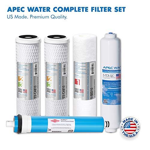 APEC Water Systems APEC Water Systems RO-PUMP-120V Top Tier Ultra Safe Reverse Osmosis Drinking Water Filtration System with US Made Booster Pump