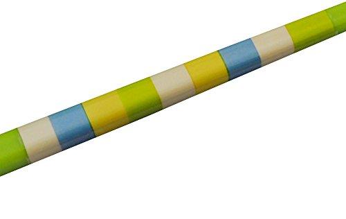 (Ishida) Ishida 541046 Magic Chopsticks, Mini Border, 7.1 inches (18 cm), Green, Non-Slip