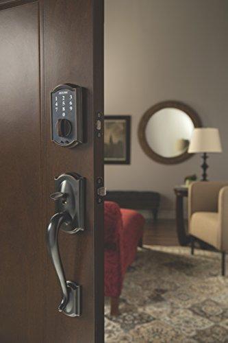 SCHLAGE SCHLAGE BE375 CAM 716 Camelot Touch Deadbolt, Aged Bronze