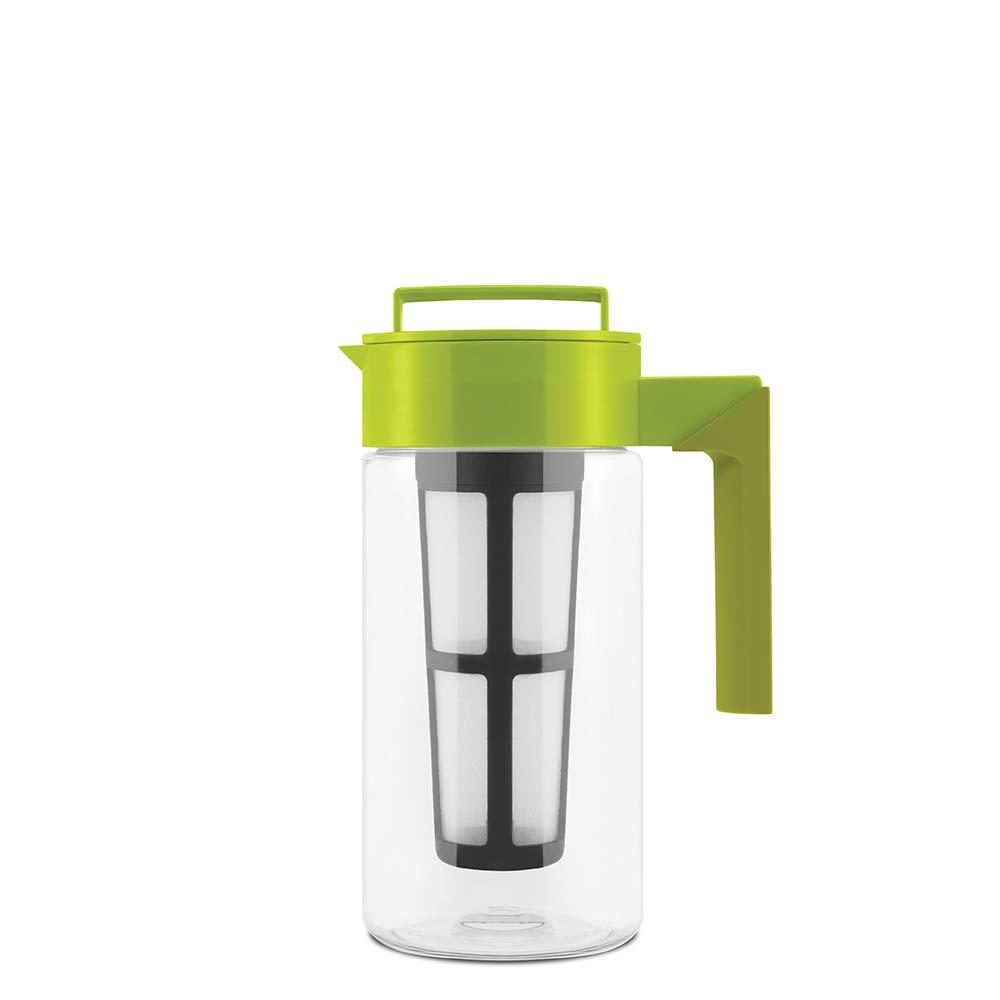 Takeya Takeya Premium Quality Iced Tea Maker with Patented Flash Chill Technology Made in the USA, BPA Free, 1 qt, Avocado