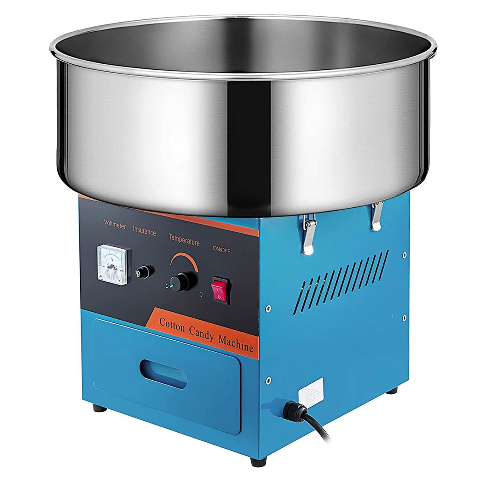 WLL-DP WLL-DP Portable Commercial Cotton Candy Machine 20.5 Inch Electric Candy Floss Maker, for Family and Party