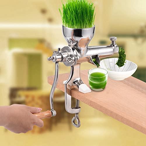 flexman FLEXMAN Stainless Steel Wheat Grass, Wheatgrass Manual Hand Juicer Health Juice Extractor Tool for Grass, Fruit, Vegetables