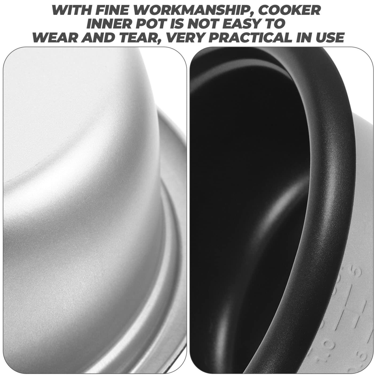 Kichvoe Rice Cooker Replacement Pot 9.3 * 3.9Inch Rice Cooker Inner Pot 2L Non- Stick Rice Cooker Liner Replacement Rice Cooker Insert Rice Maker Accessories Rice Cooker Pot Replacement