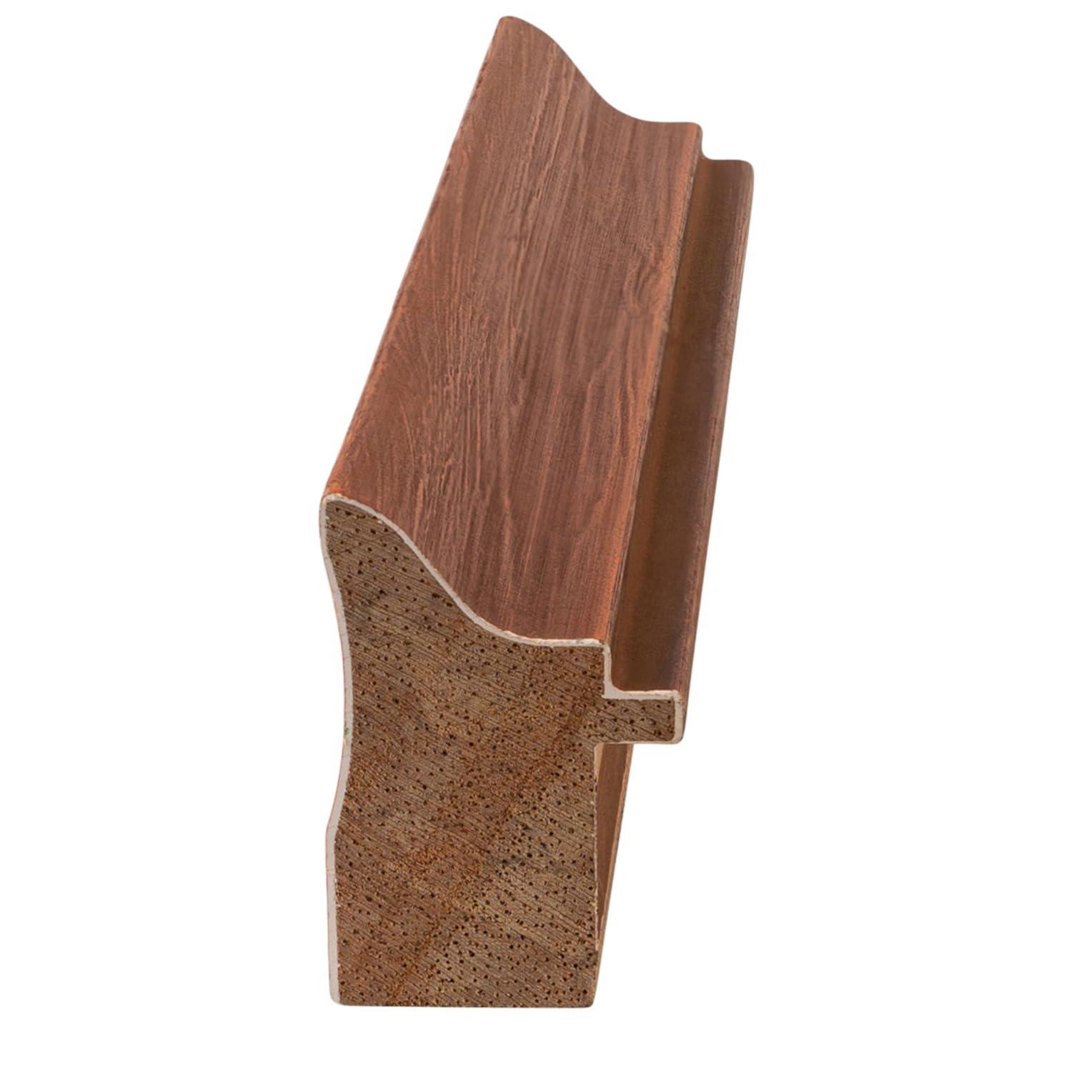 ArtToFrames ArtToFrames 18x22 Inch Red Picture Frame, 1 - Pack, This 1.13 inch Custom Wood Poster Frame is Painted Dark Orange, Comes with Economy Acrylic (Frame_Pack_1_E115423-18x22)