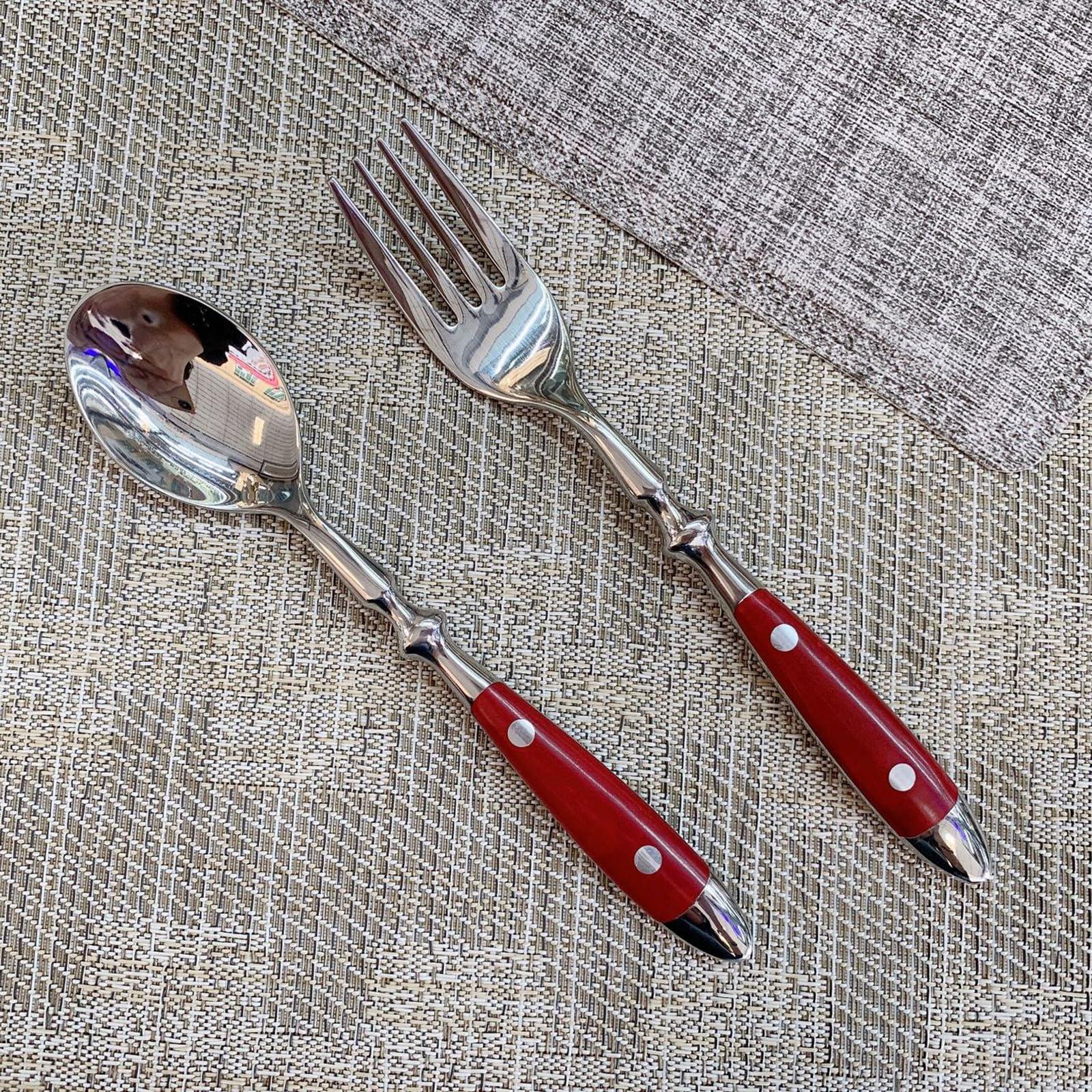 GULSARAYI Utensil Sets Silverware Set Cutlery Set Flatware Set for 6, Durable 18/10 Stainless Steel Spoons And Forks Set Premium Flatware Sets Home & Kitchen Wedding Banquet 36PCS Dishwasher Safe Mirror Effect