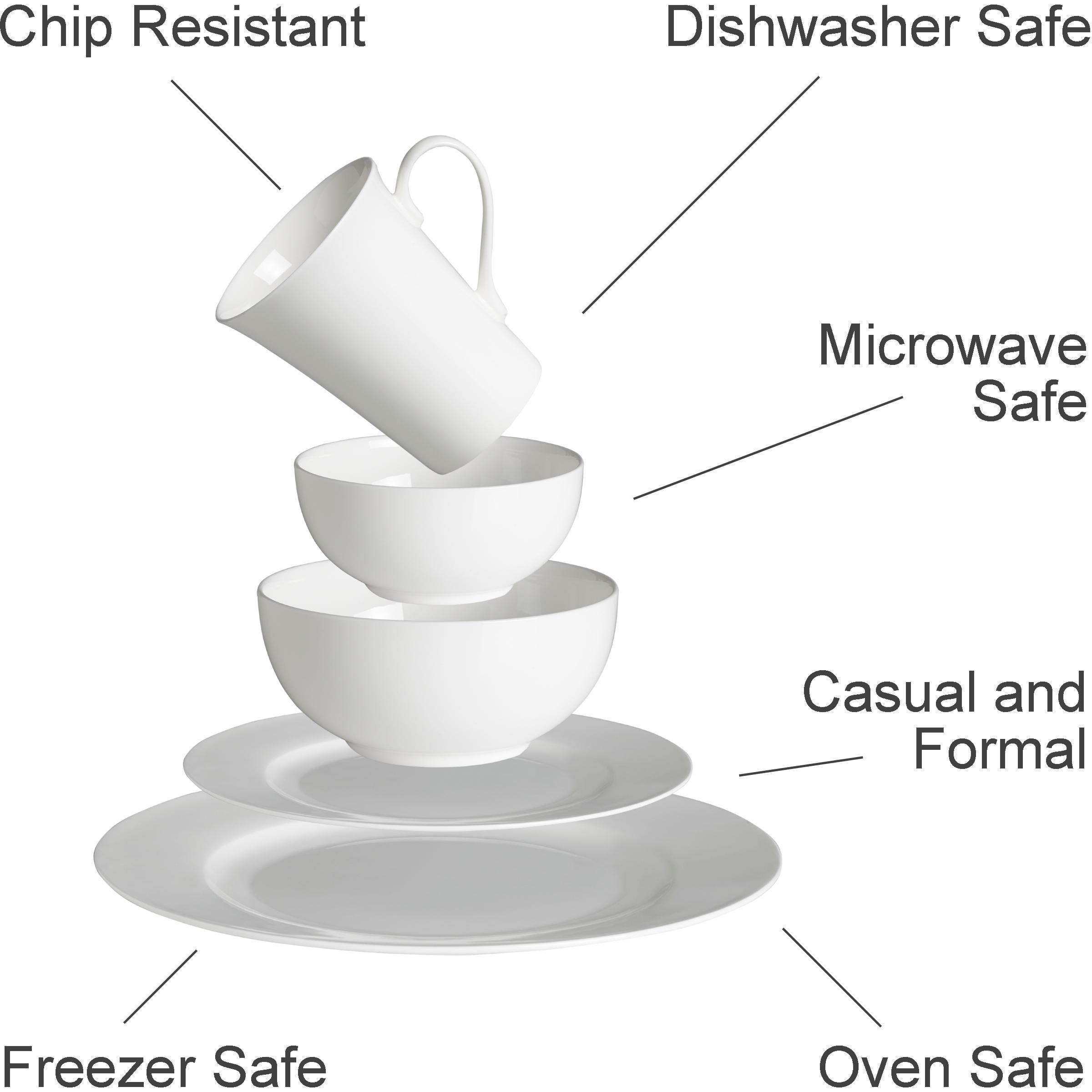 Mikasa Mikasa 5224193 Ciara 16-Piece Dinnerware Set, Service for 4