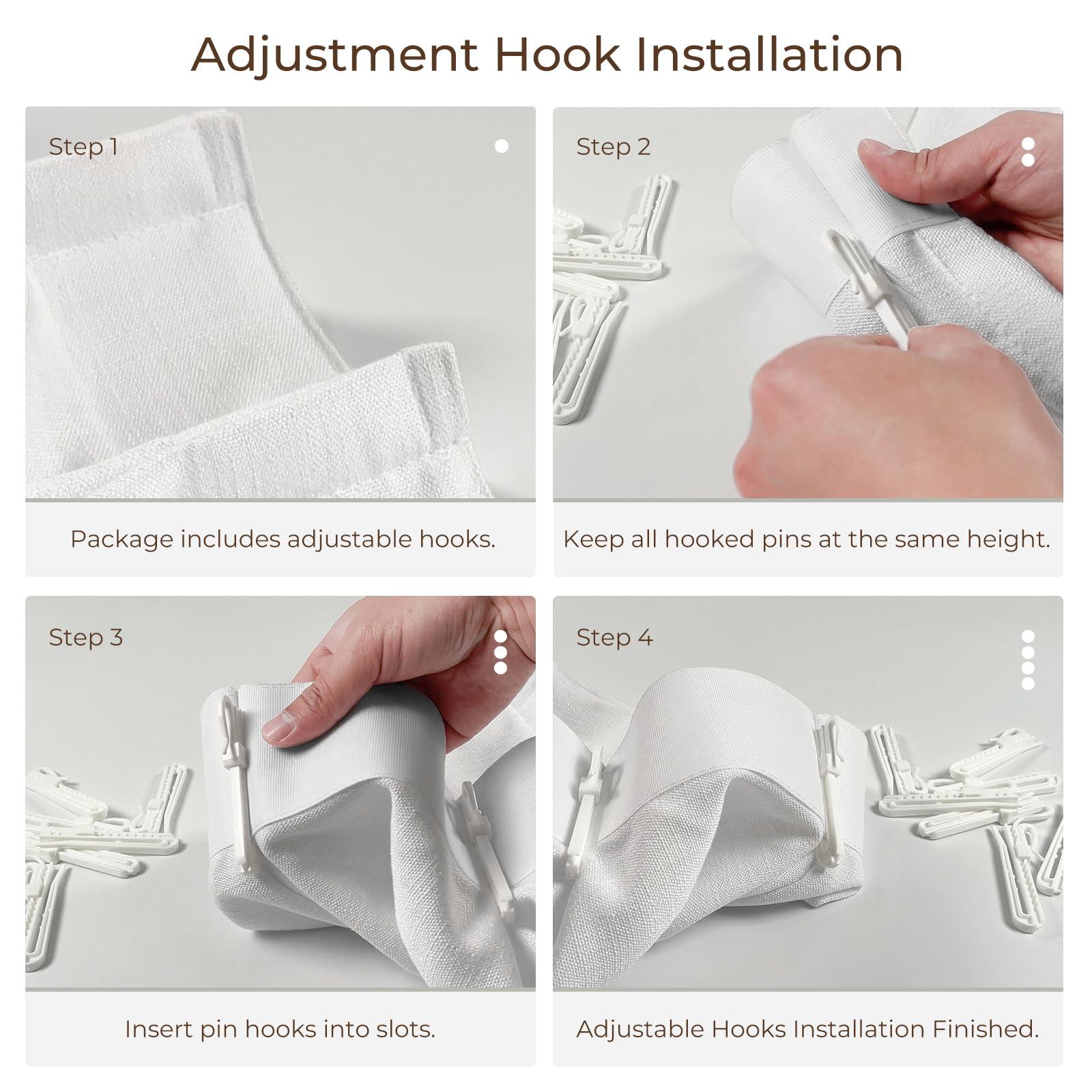 TWOPAGES TWOPAGES Linen Textured Room Darkening Curtain 72 Inches Long, Royal Blue Pinch Pleated Window Curtain Drape Panel for Patio Door Dining Room Kids Room, 1 Panel